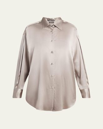 Tom Ford Button-Down Silk Shirt