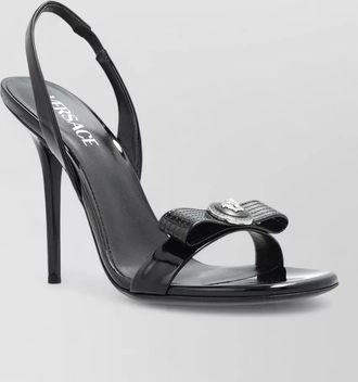 Versace leather slingback sandals