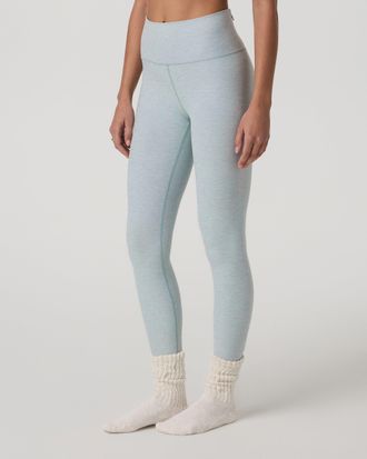 Vuori Clothing Clean Elevation Legging - Long | Blue Haze Heather | Medium