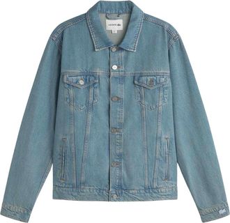 Lacoste Heren, Jassen, Blauw, Maat: L Denim