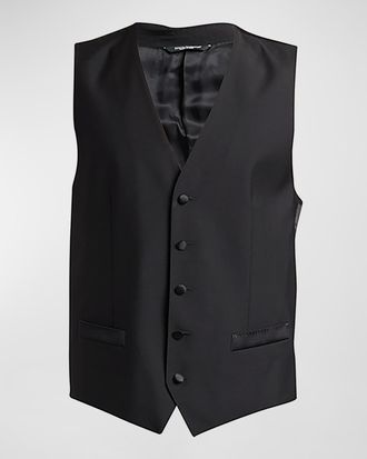 Dolce & Gabbana Mens Martini Two-Piece Tuxedo with Vest