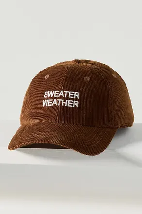 Intentionally blank Cozy Season Corduroy Baseball Cap