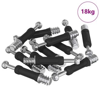 vidaXL Tornillo De Cerradura De Caj&oacute;n 4000 Pcs Plata Y Negro Metal Vidaxl