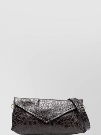 Dries Van Noten leather shoulder bag