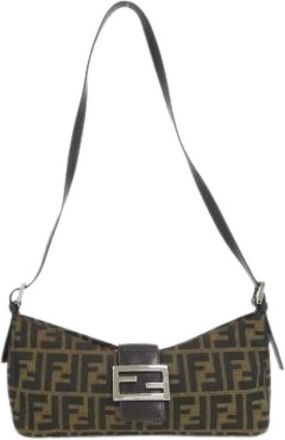 Fendi Borsa a tracolla Pre-owned in tela - - Pre-owned - Donna - Marrone - ONE SIZE