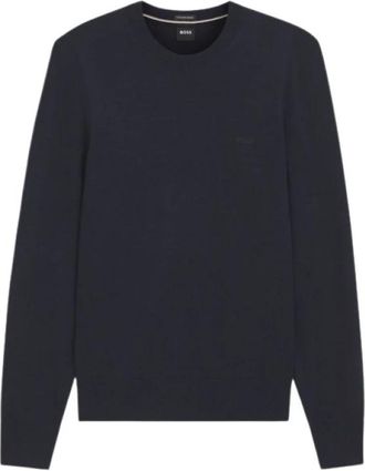 HUGO BOSS H-Leno Pullover - Heren - Sweatshirts - Blauw - 2XL - Hoodies & sweatvesten
