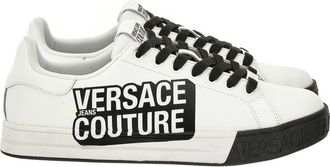 Versace Sneakers - Heren - Sneakers - Wit - 45 EU - Leer - Schoenen