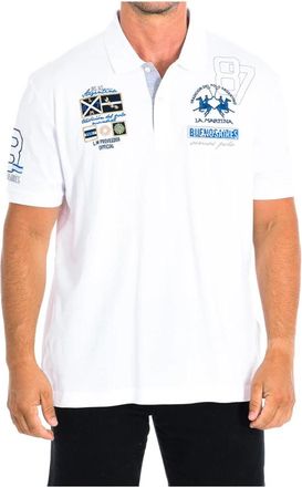 La Martina Polo Shirt met Korte Mouwen - Heren - Polos - Wit - S - Katoen - Tops