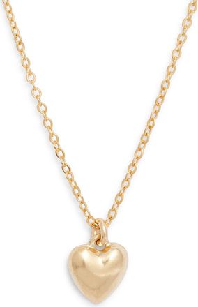 Set & Stones Romee Heart Pendant Necklace in Gold at Nordstrom
