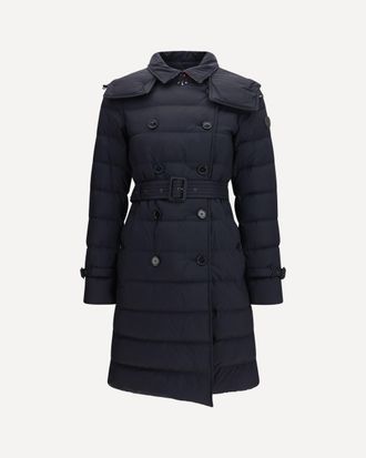 Burberry Piumino Audley medio in nylon Woman S