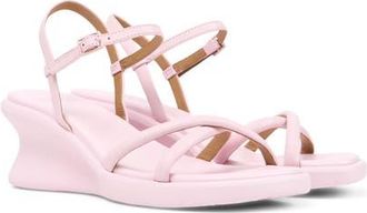 Camper Louise Wedge Sandal in Light Pastel Pink at Nordstrom, Size 40