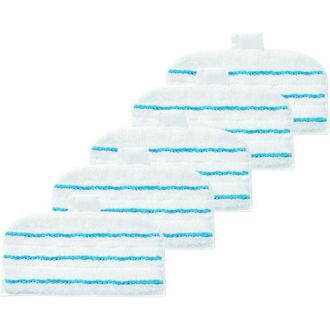 Black+Decker Lot de 5 lingettes patins pour nettoyeur steam mop black + decker