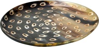 Be Home Horn Side Peacock Plate in Brown at Nordstrom
