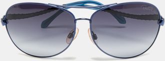 Roberto Cavalli Blue Gradient 792S Adhil Aviator Sunglasses