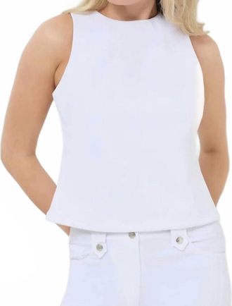 Anatomie Marietta Zip Back Top In White