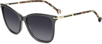 Carolina Herrera Womens 57 mm Grey Sunglasses