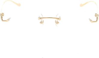 Cartier Accessoires, unisex, Geel, ONE Size, Glasses