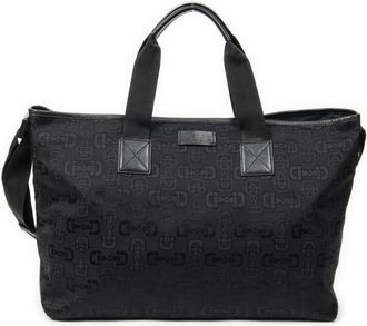 Gucci Pre-owned Womens Medium Shopping Tote Handbag - Black - One Size