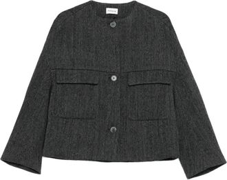 P.A.R.O.S.H. Giacca con tasca applicata - Grigio