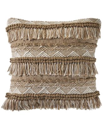 LR Home Lr Home Fringe Striped Indoor/Outdoor Throw Pillow