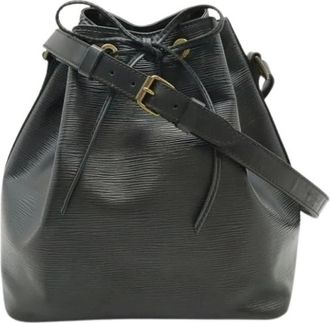 Louis Vuitton Pre-owned Bucket Bags, female, Black, Size: ONE SIZE Pre-owned Vintage Epi Shoulder Bag