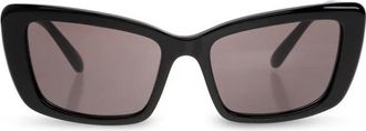 Balenciaga Geometrische Zonnebril - unisex - Zonnebrillen - Zwart - ONE Size - Accessoires