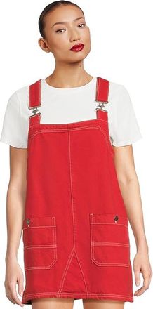 Free People Overall Smock Mini Womens Clothing Heart Eyes : MD (Womens 8-10), Cotton