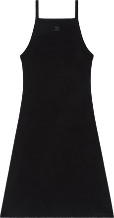 Courr&egrave;ges Spongy Heritage Mini Dress with Flared Silhouette