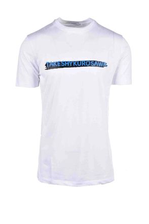 Takeshy Kurosawa White Graphic Cotton T-Shirt