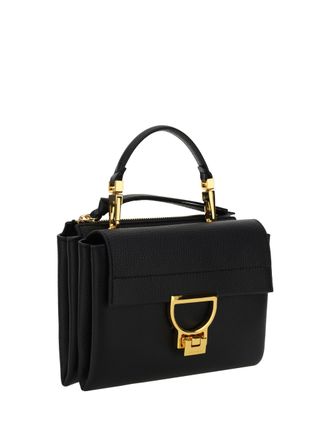 Coccinelle Womens Arlettis Handbag Noir Calf Leather Bos Taurus Handbags Hand Bags