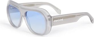 Palm Angels Unisex Black Aviator Sunglasses PERI103ELFIN 0942