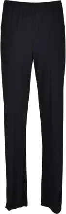 1-ONE Straight-Leg Trousers with Fluid Fabric and Minimalist Design