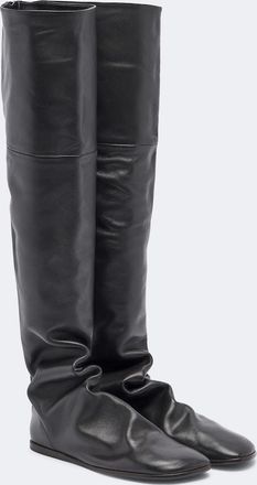 Christophe Lemaire Botas altas Glove de piel