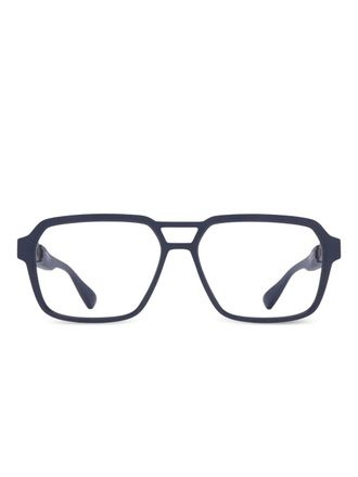 Mykita Occhiali geometrici - Blu