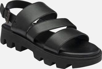 Lotus Womens Xena Womens Flatform Sandals - Black - Size: 5