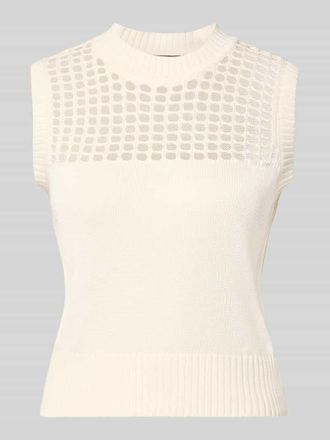 A|X Armani Exchange Pullunder mit Rundhalsausschnitt in Weiss, Gr&ouml;&szlig;e XL