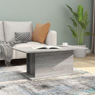 vidaXL Vidaxl - Mesa De Centro Madera De Ingenier&iacute;a Gris Sonoma 102x55,5x40 Cm