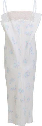 Carven Lingerie Midi Jurk - Dames - Casual kleedjes - Veelkleurig - S - Katoen - Kleedjes