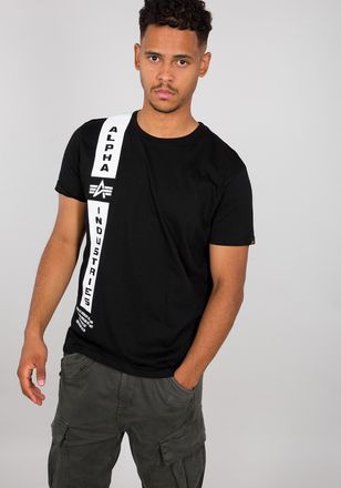 Alpha Industries T-Shirt ALPHA INDUSTRIES Defense T-Shirt, Herren, Gr. S, schwarz, Obermaterial: 100% Baumwolle, Shirts T-Shirt