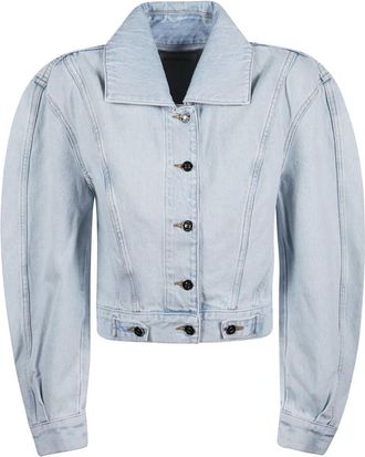 Givenchy Back-To-Front Cocoon Jacket - Dames - Spijkerjassen - Blauw - XS - Denim - Jassen