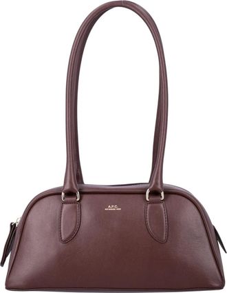 A.P.C. Sac Paloma Schoudertas - Dames - Schoudertassen - Bruin - ONE Size - Leer - Tassen