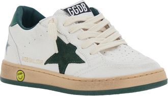 Golden Goose Boys Kids Sneakers Ballstar White Leather Goat Trainers