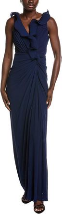Badgley Mischka Octo Ruffle Gown