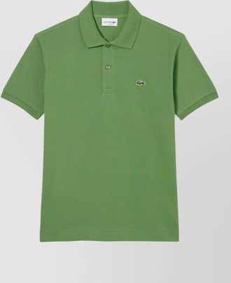 Lacoste straight cut polo shirt short sleeves collar