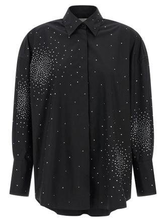 Giuseppe Di Morabito Rhinestone Shirt Shirt And Blouse Black
