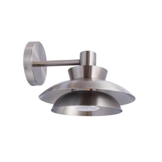 Lucande L&aacute;mpara de pared exterior de acero gris