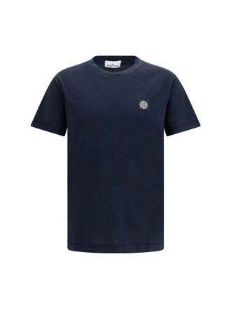 Stone Island Navy Blue Slim T-Shirt