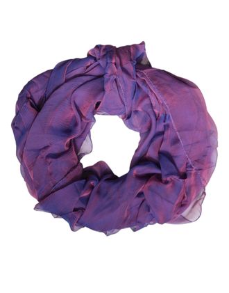Dolce & Gabbana Womens Silk Rectangle Wrap Shawl Purple