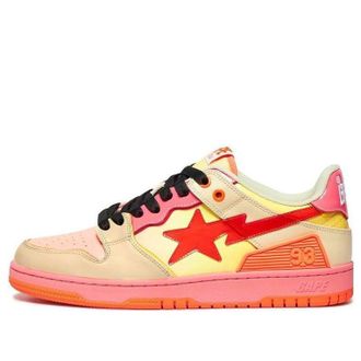 A Bathing Ape Sk8 Sta Orange Pink 1I30-191-003-ORANGE