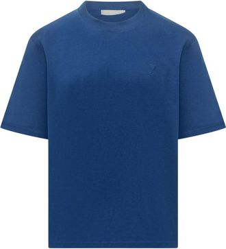 Ami T-Shirts - Heren - T-shirts - Blauw - S - Tops